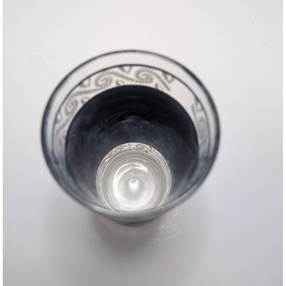 Hazel Atlas 1960s Blue Grape Pattern Glassware Cocktail Barware Vintage Set of 6 - Picture 13 of 16